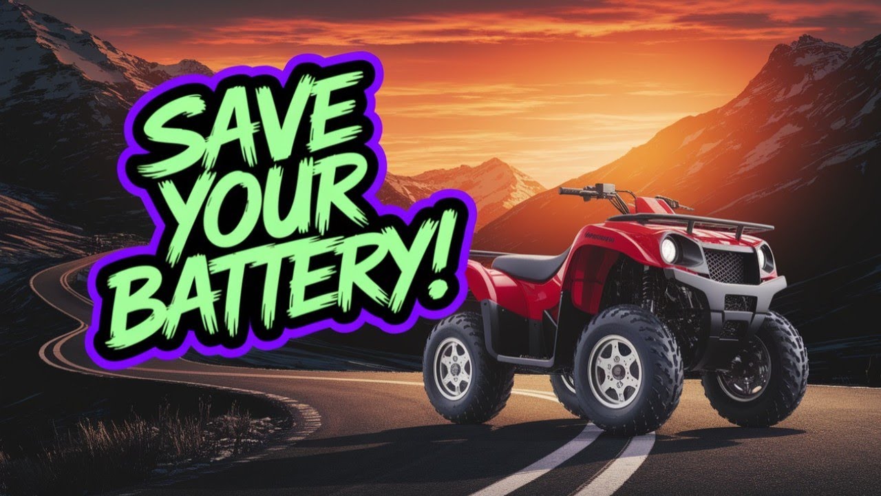 Экономьте заряд батареи! Установите выключатель на свой квадроцикл за 10 минут.