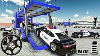 Transporting Police Vehicles in Cargo Plane - Police Car Transporter Simulator - Android Gameplay screenshot 3