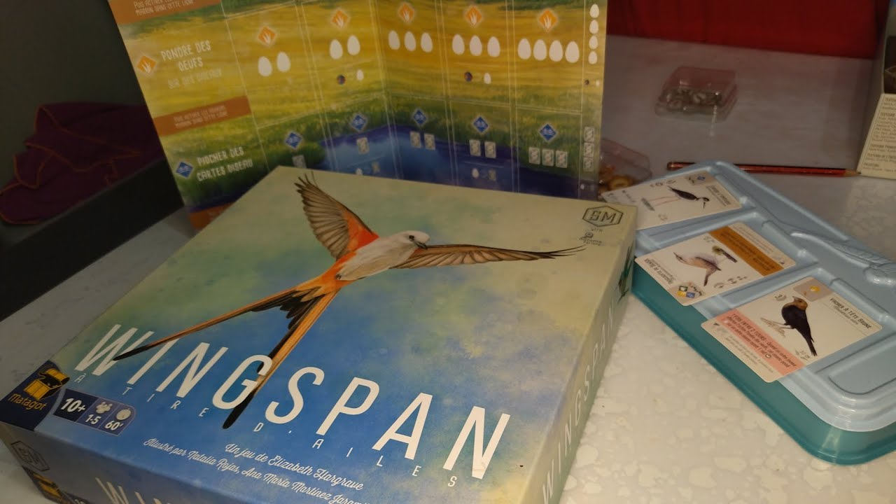 wingspan la partie 2 joueurs, vidéo règles - YouTube