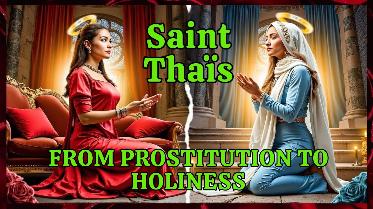 ✝️ From Prostitution to Holiness 🙏 The Incredible Story of Saint Thaïs 💕
