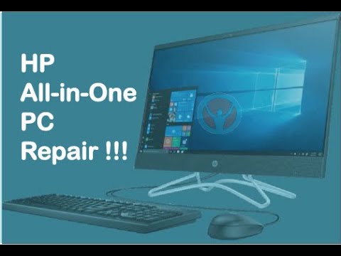 HP All in One Desktop has no Display - YouTube