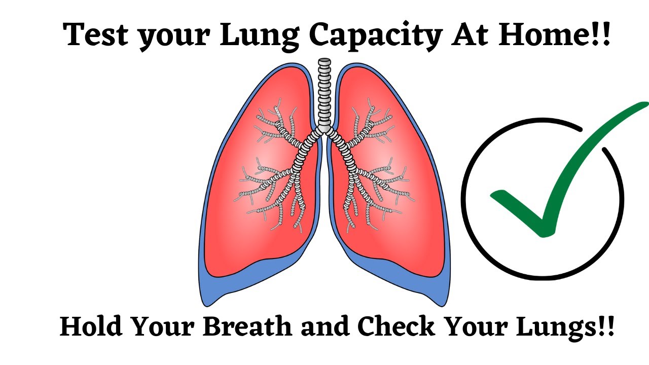 Test Your Lung Capacity At Home Home Lung Function Test How To Test 
