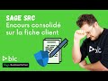 Sage src  encours consolid sur la fiche client