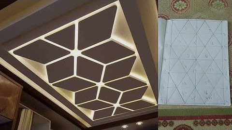 draw latest hexagon pop design | bedroom design 2023 | paper drawing