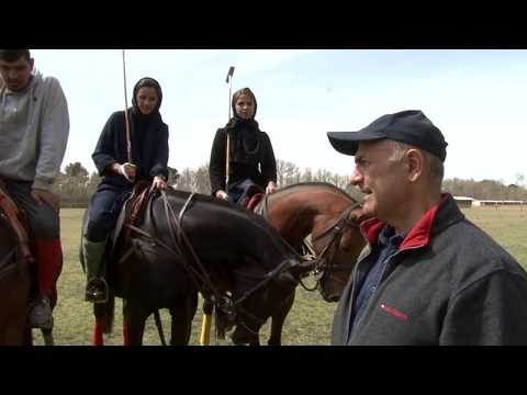 Chogān, a horse-riding game accompanied by music and storytelling