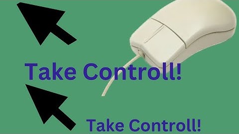 Adjusting Your Mouse