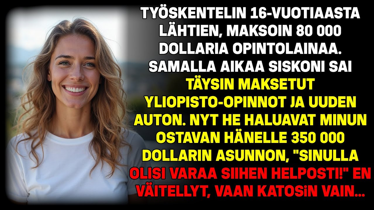 Vanhempani laittoivat minut ansaan $350,000 asuntolainalla. Eivät tienneet, että olin jo muuttanut…