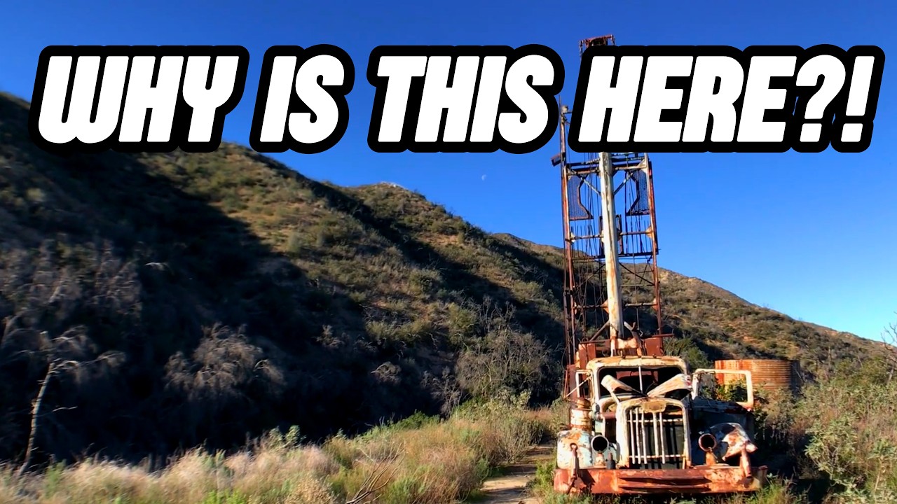 Why Is There an Abandoned Oil Rig in the California Hills?