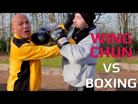 Video Wing Chun vs Boxing closing the gap for an attack - youtube