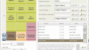 vivipos Setting function panel