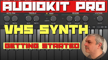 AudioKit Pro VHS Synth - Demo / Tutorial: Introduction to the 80s Synth