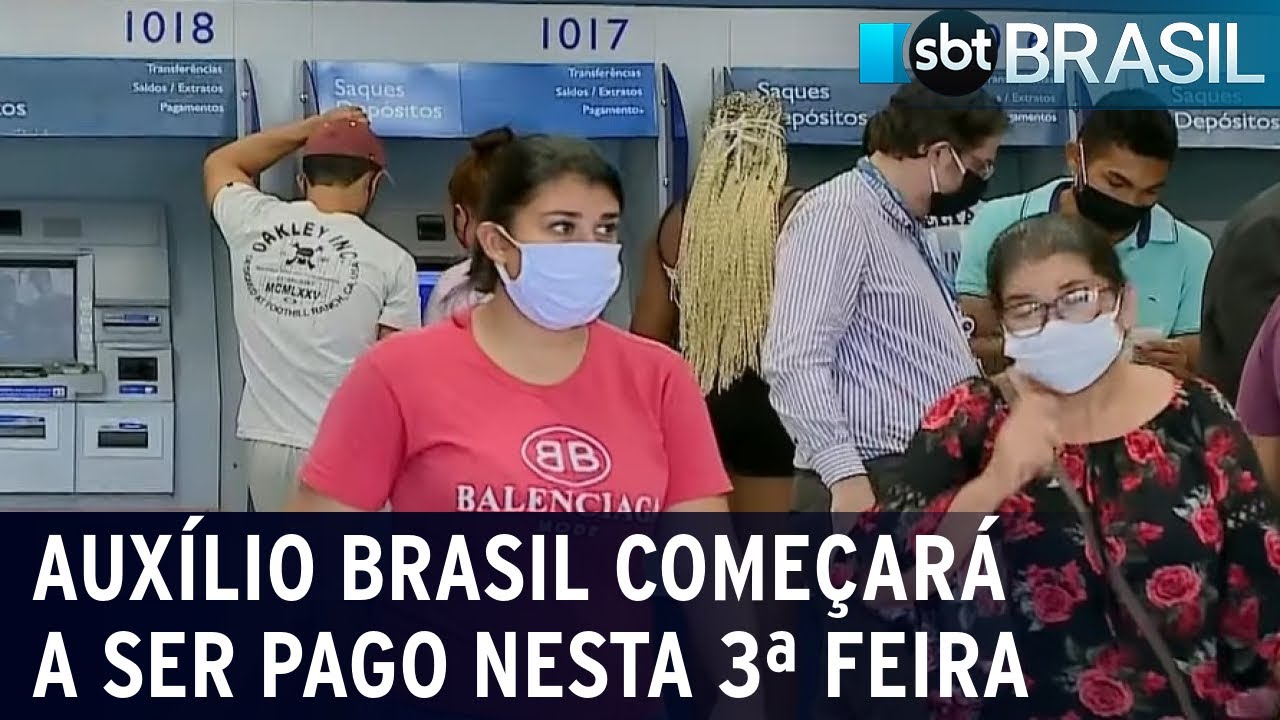 Auxílio Brasil começa a ser pago nesta 3ª feira | SBT Brasil (08/08/22)