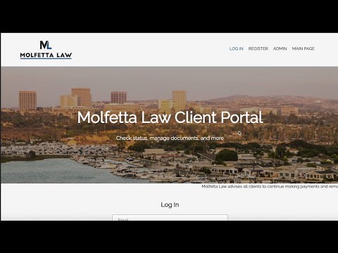 Molfetta Law Client Portal Introduction Video