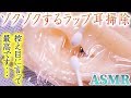 【ASMR】脳がゾクゾクする最高に気持ち良いラップ耳かきの音♡ぷにぷにのお耳をサランラップで包み綿手袋マッサージと綿棒で鼓膜を刺激♪【音好き】DIYのシリコン耳型バイノーラルマイクを使用
