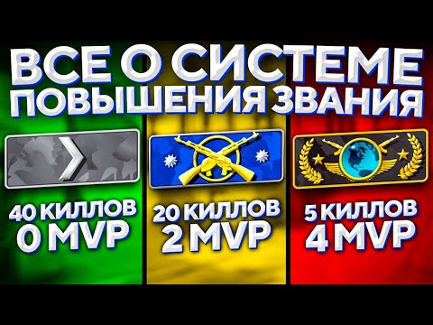 КАК РАБОТАЕТ СИСТЕМА ПОВЫШЕНИЯ ЗВАНИЯ В CS:GO 🔥