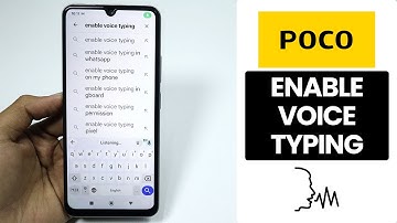 How to Enable Voice Typing on Any Poco Phone