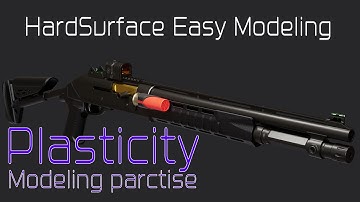【Plasticity Modeling Timelapse 】BMS-X Tactical Shotguns
