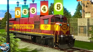 Learn to Count 1 to 50 with Speedies Number Train