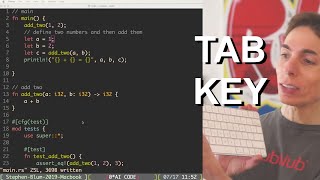 Tab Key use in Computer Programming