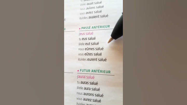 le verbe saluer au passé antérieur  #français#french#education#maroc#francophone#conjugaison