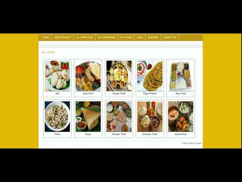 Tiffin Ordering System | PHP and MySQL Project Source Code | PHP MySQL CRUD Project