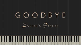Video thumbnail of "Goodbye - Original Piece \\ Synthesia Piano Tutorial"