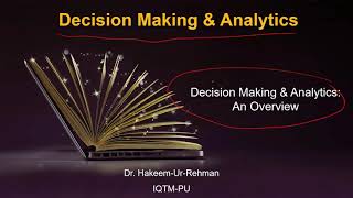 Business Analytics| Urdu/Hindi | Descriptive, Diagnostic, Predictive & Prescriptive Analytics