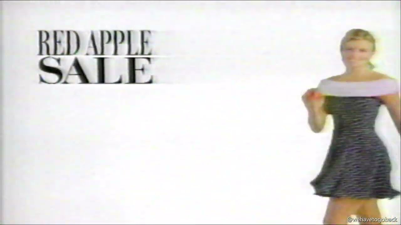 Foley's Red Apple Sale commercial 1994