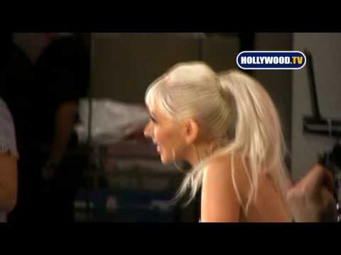 Christina Aguilera promotes fragrance at Macy's