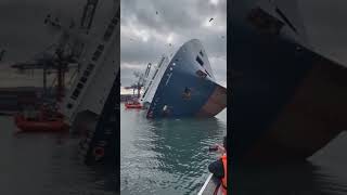 Dramatic Footage: Massive Cargo Ship Sinking in Harbor! Net Worth