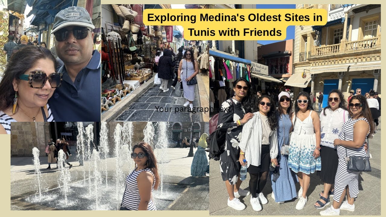 Medina Mein Hungama 😂 | Tunis City with My Crazy Gujju #indianvlogger #travel 