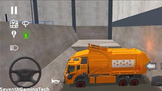Powerful Electric Truck Depot Fallout 🚛♻️ Trash Truck Simulator Gameplay (Android, iOS) FHD