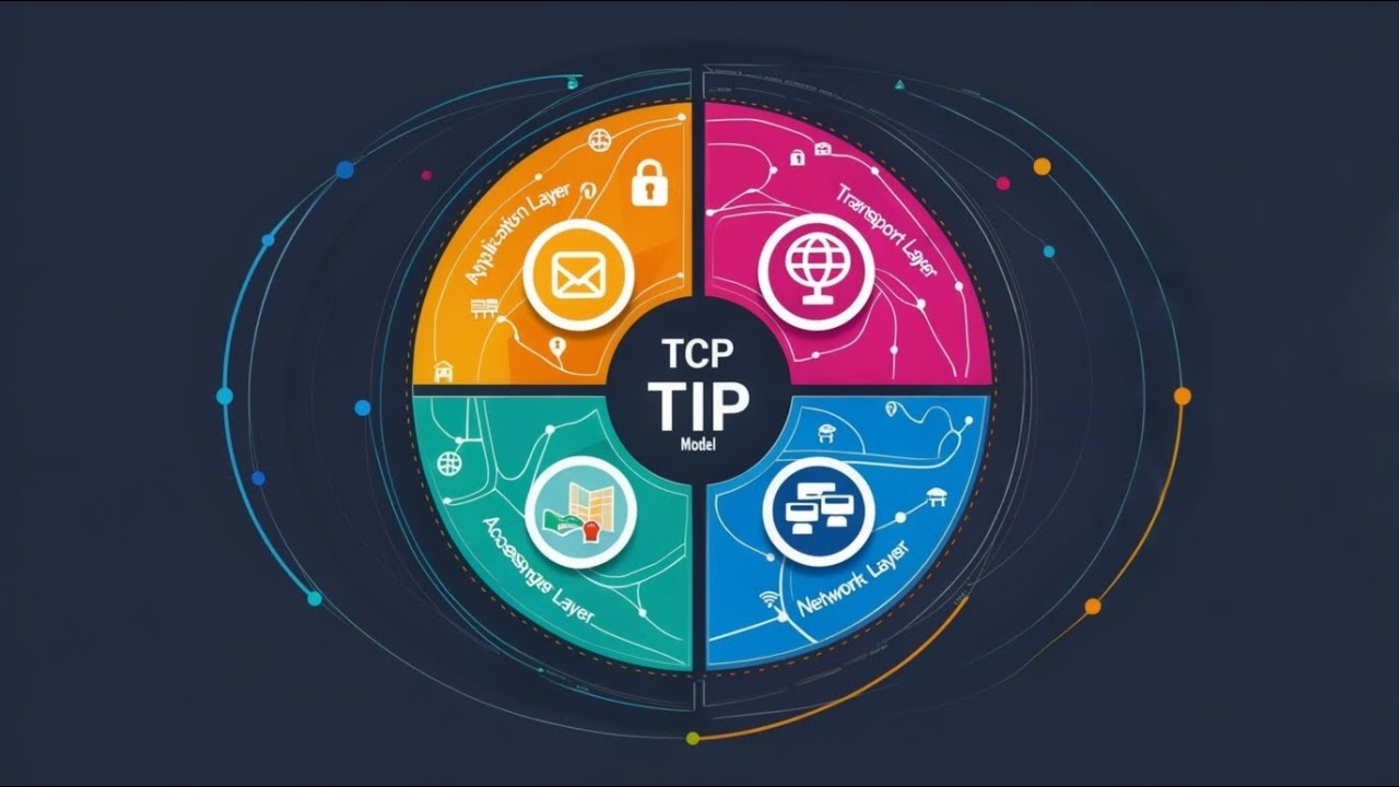 Le Modèle TCP/IP Simplifié : Comprendre les 4 Couches du Réseau - YouTube