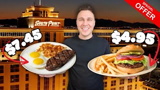 The Cheapest Food in Las Vegas! South Point Late-Night Deals