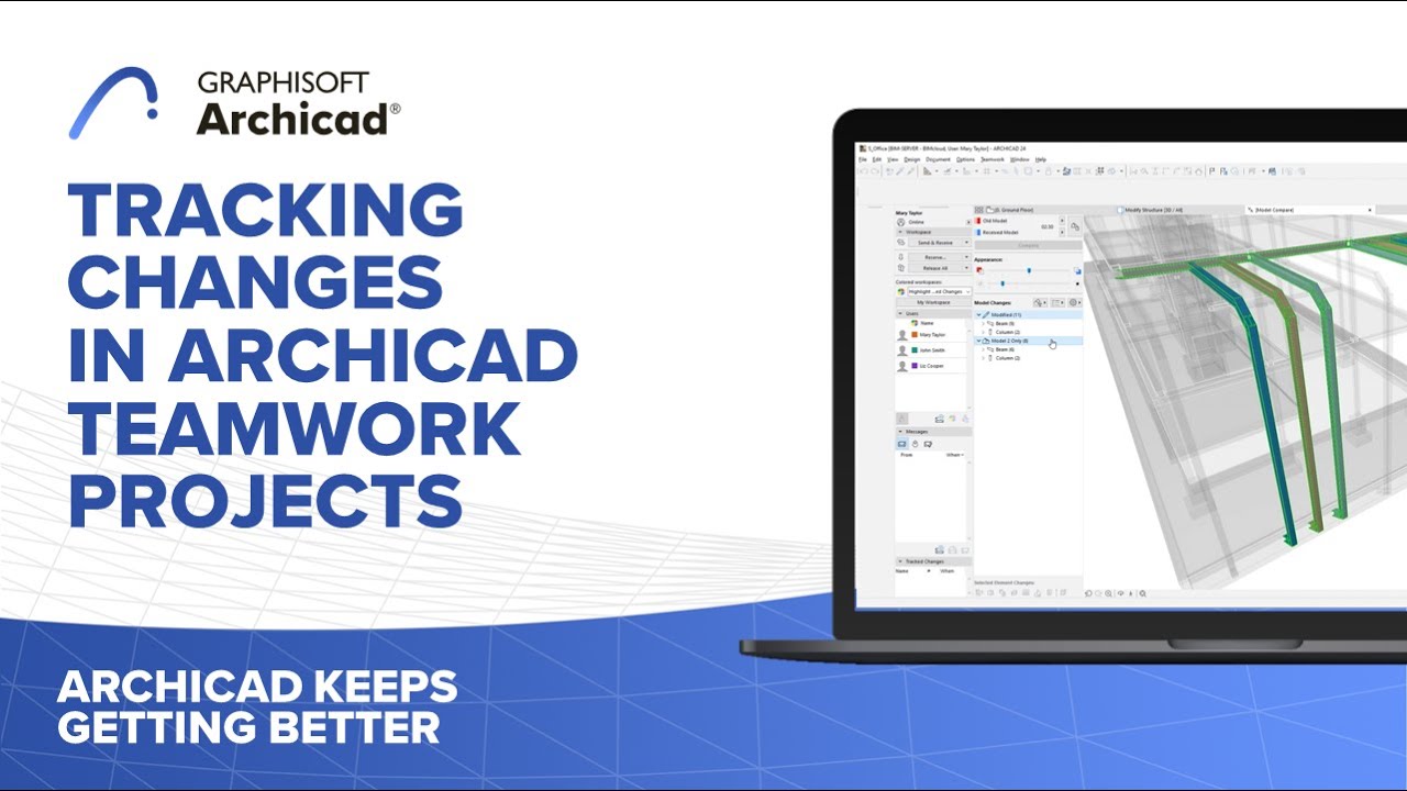 Tracking Changes in Archicad Teamwork Projects - YouTube