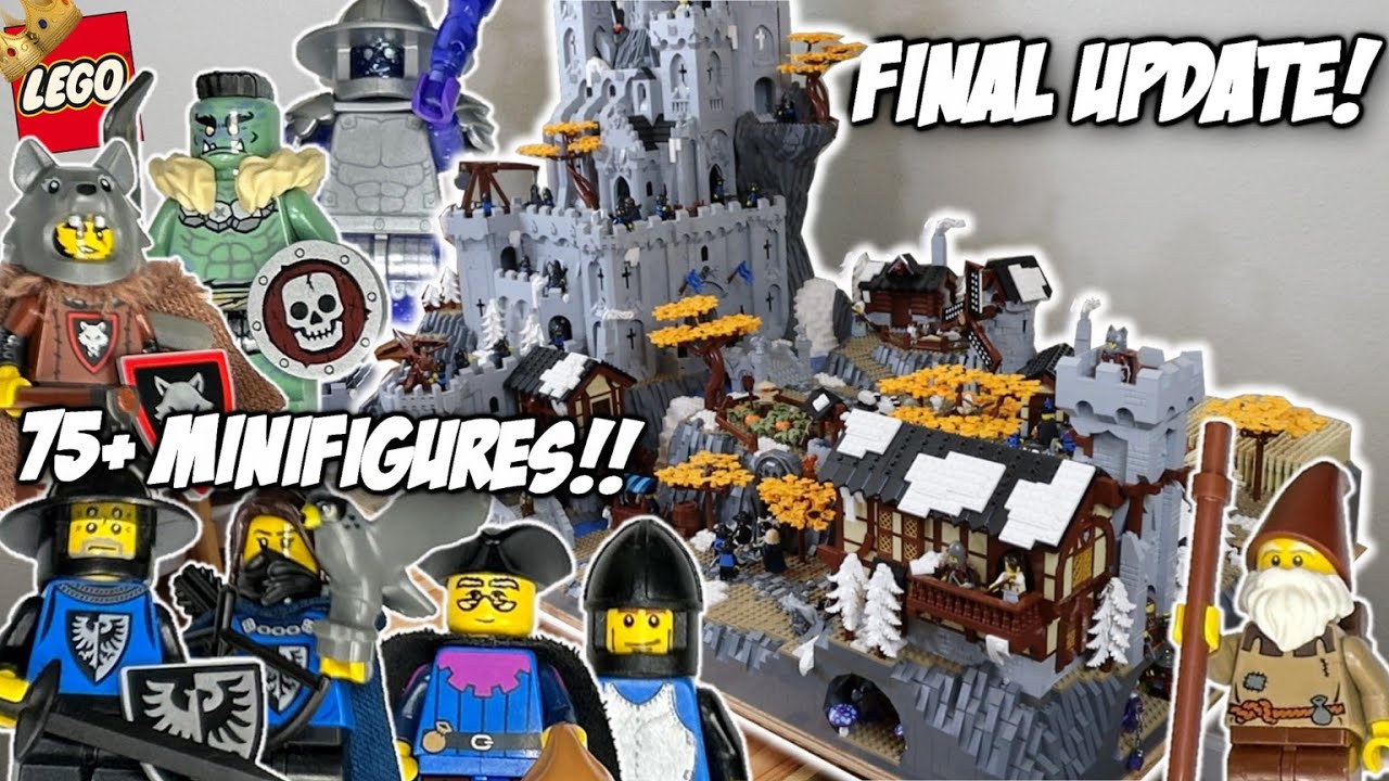 Adding MINIFIGURES & DETAILS to Lego Castle MOC - Build Update #6