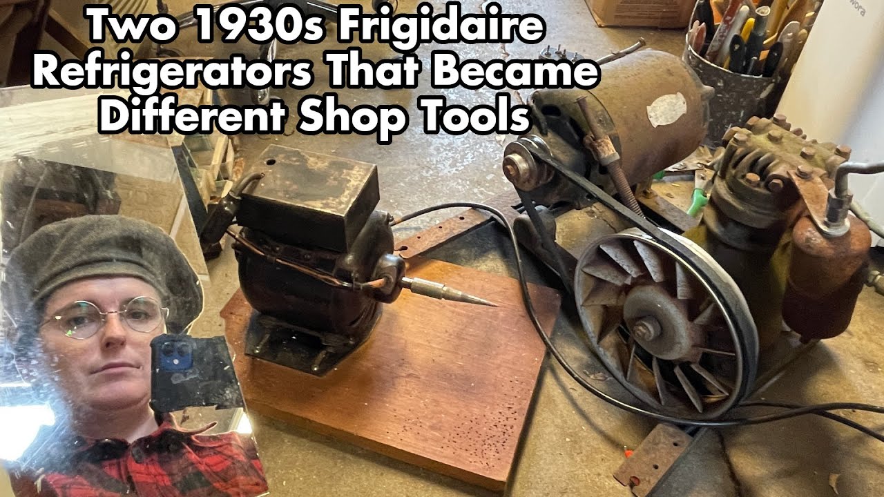 Инструменты для холодильника: двигатель переменного тока Delco 1939 года, превращенный в полирова...