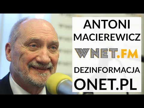 Macierewicz: Onet.pl miało