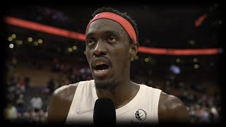 Pascal Siakam Post Game Interview vs HAWKS