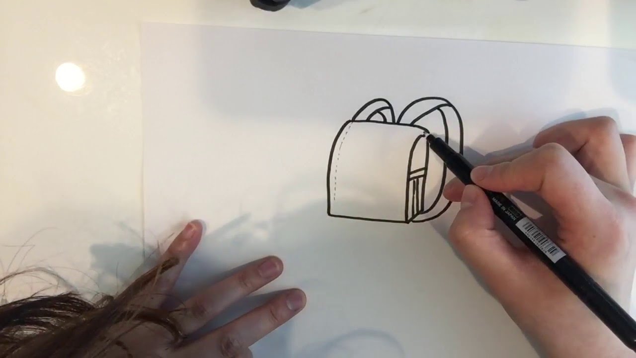ゆっきぃ先生のお絵描き教室 簡単なランドセルの描き方 Youtube