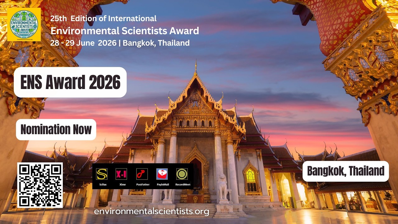 25th Edition of International Environmental Scientists Award | 28–29 June 2026