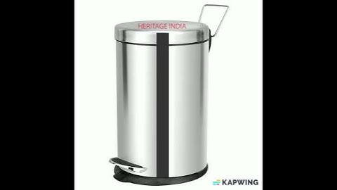 Ss Pedal Dust Bin Manufacturer