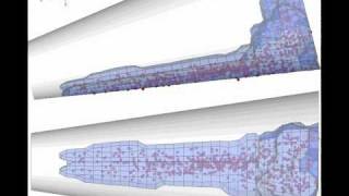 CFD Mesh-Meshless and Smoothed Particle HydroDynamics (PSH) Slurry Animation