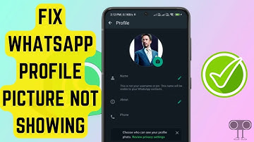 Fix WhatsApp Profile Picture Not Showing | WhatsApp DP Not Showing Problem (2024)