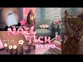 realistic day in the life as a nail tech ☆ ( pedicure set up, duck nails,suite decor)
