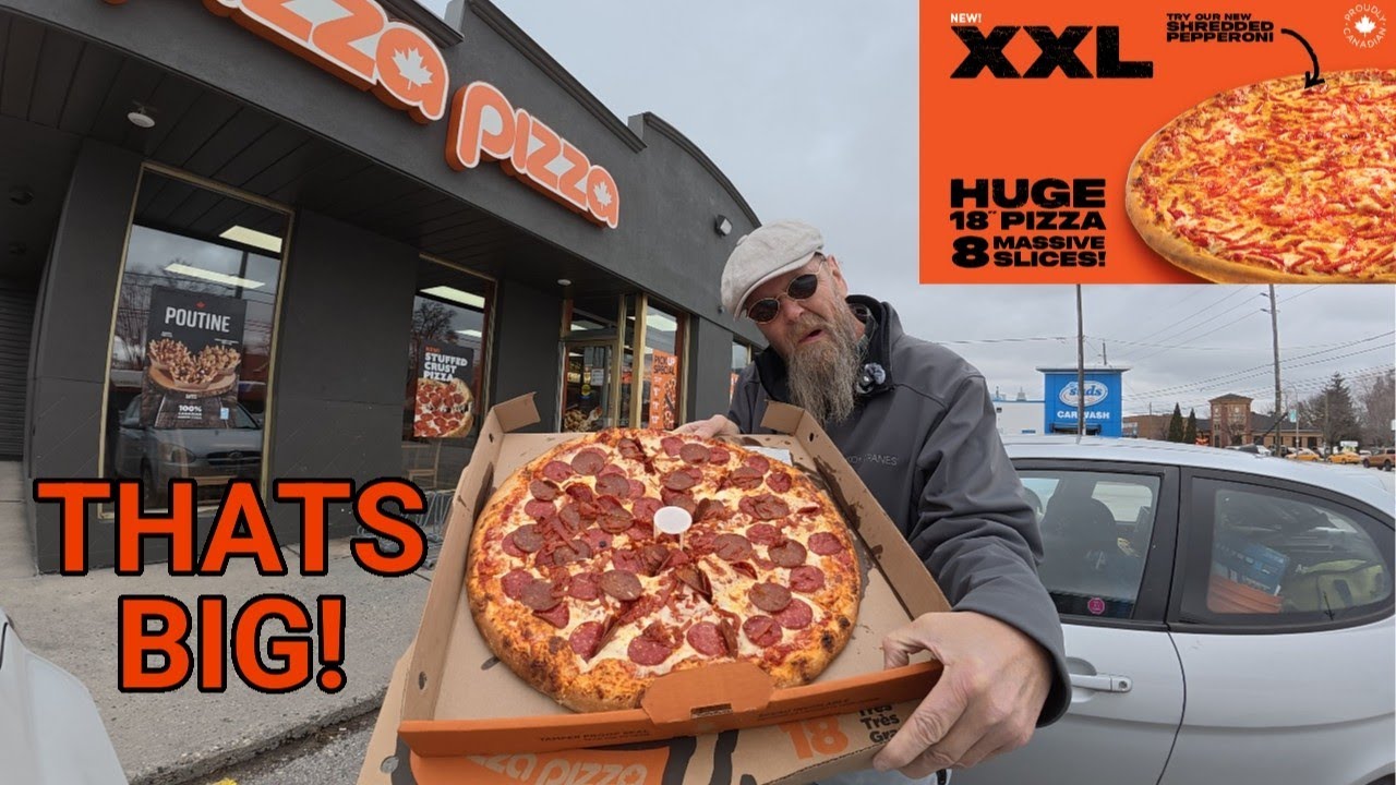 New XXL from PIZZA PIZZA with New Shredded Pepperoni 