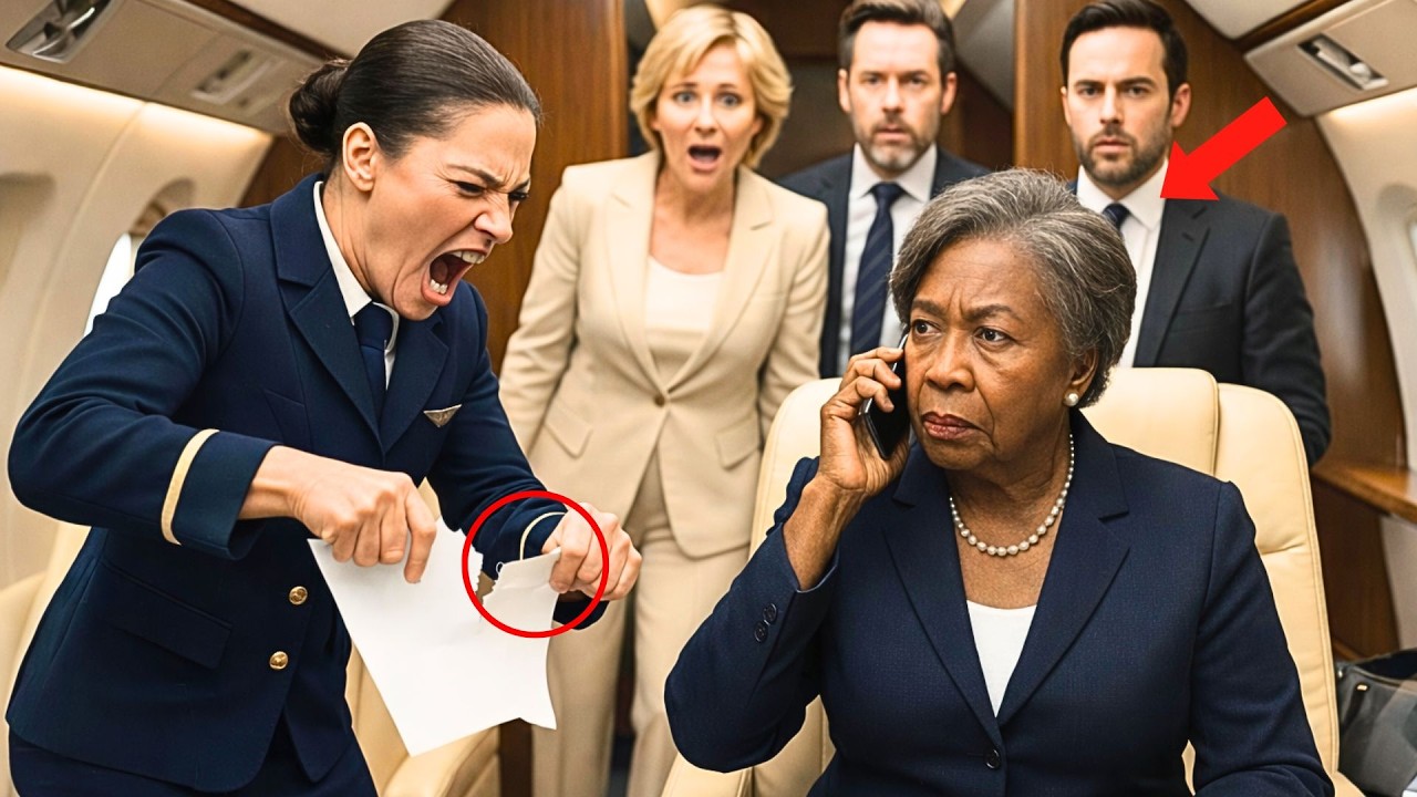 PDG noire privée de première classe — un appel — 30 min plus tard, avion cloué au sol immobilisé