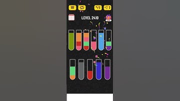 Water sort puzzle - Level 2410 #games #watersort #level #watersortpuzzle #puzzle