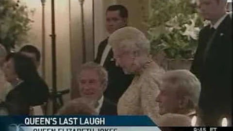 Queen Elizabeth craks a joke!