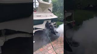 Waking up my Mercruiser 5,7 EFI after a long winter nap.